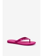 Ploché Elastické Dámské Žabky  Fuksie model 21661924 - Zaxy