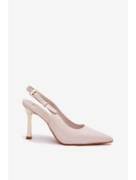 Lakované Lodičky S  A  Světle Béžové model 21702677 - Boto