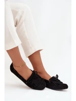 Dámské s třásněmi a mašlí černé model 21709117 - Boto