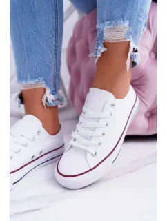 Klasické dámske biele tenisky Omerta