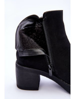 Dámske klasické kožené topánky čierne Limoso