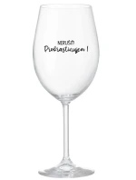 NERUŠIŤ! PROKRASTINUJEM! - priehľadný pohár na víno 350 ml NERUŠIŤ! PROKRASTINUJEM! - priehľadný pohár na víno 350 ml