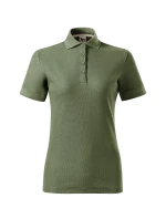 Dámske khaki polo tričko Prime (GOTS) Dámske khaki polo tričko Prime (GOTS)