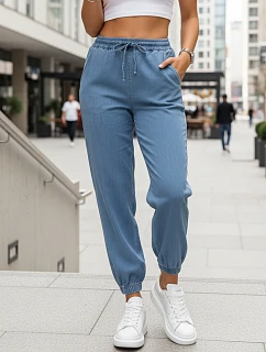 Dámske džínsové tepláky modré FashionStreet UY2990