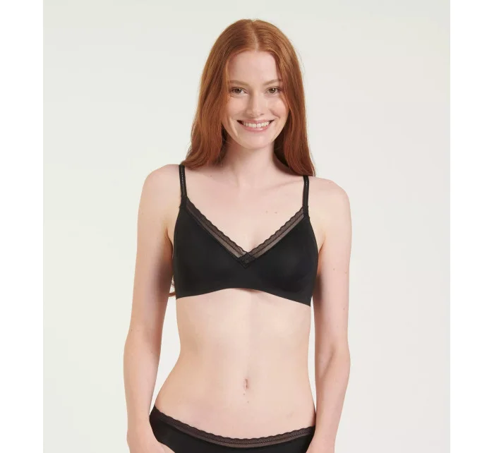 Podprsenka bez kostíc BODY ADAPT Twist Soft bra - BLACK - čierna 0004 - SLOGGI