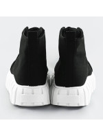 Čierne šnurovacie topánky (XA060)