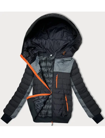 dámská bunda z různých spojených materiálů model 18423302 - J.STYLE