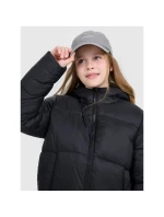 Dievčenská páperová bunda so syntetickou výplňou 4F 4FJRAW25TDJAF0817-20S