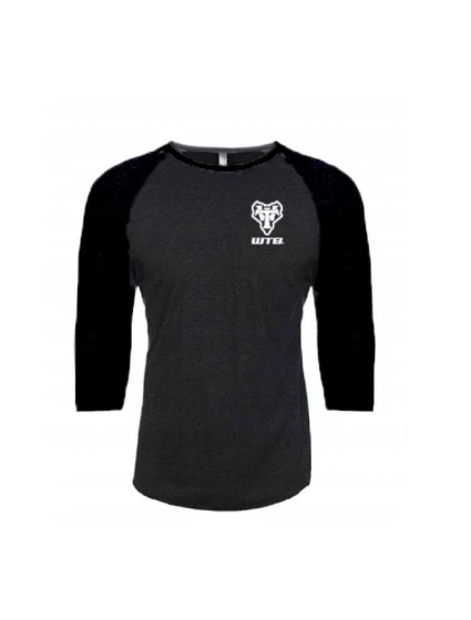 WTB RAGLAN tričko s dlhým rukávom sivé čierne S