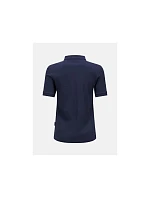 Dámské tričko PEAK PERFORMANCE W Classic Cotton Polo, barva tmavě modrá Dámské tričko PEAK PERFORMANCE W Classic Cotton Polo, barva tmavě modrá