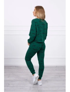 Súprava s nápismi zelenej farby