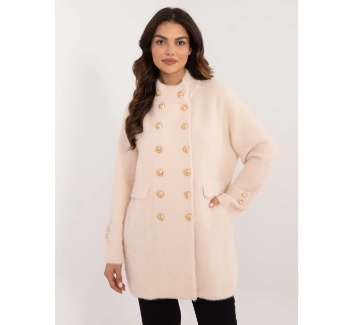 Kabát MBM PL 4033.13X svetlo béžový