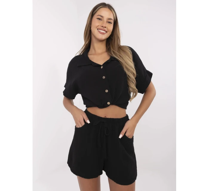 Šortky MO SN 9717.95 čierne Šortky MO SN 9717.95 čierne