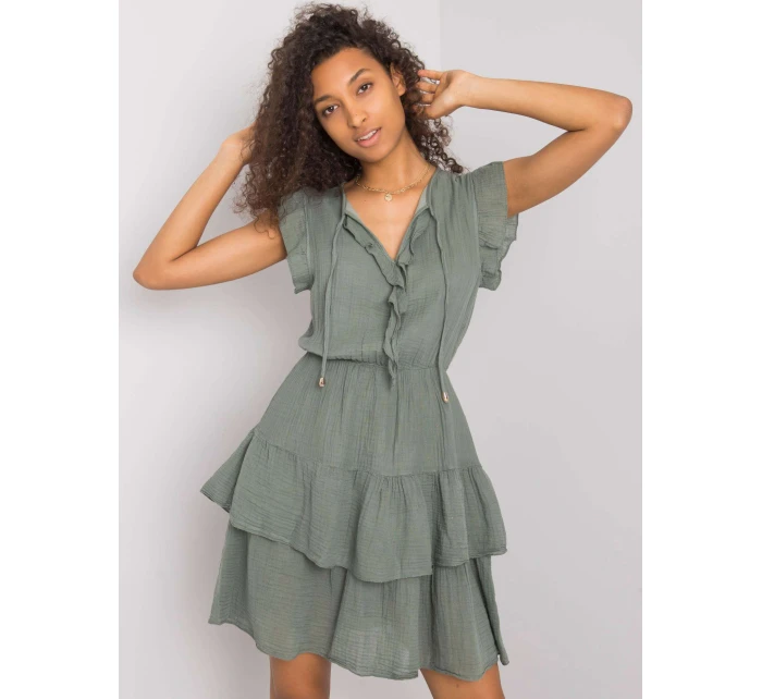 TW SK BI 26594.36P khaki šaty