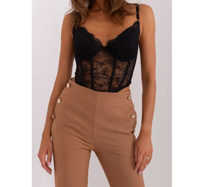 TW SP OB055 nohavice.45 svetlohnedá