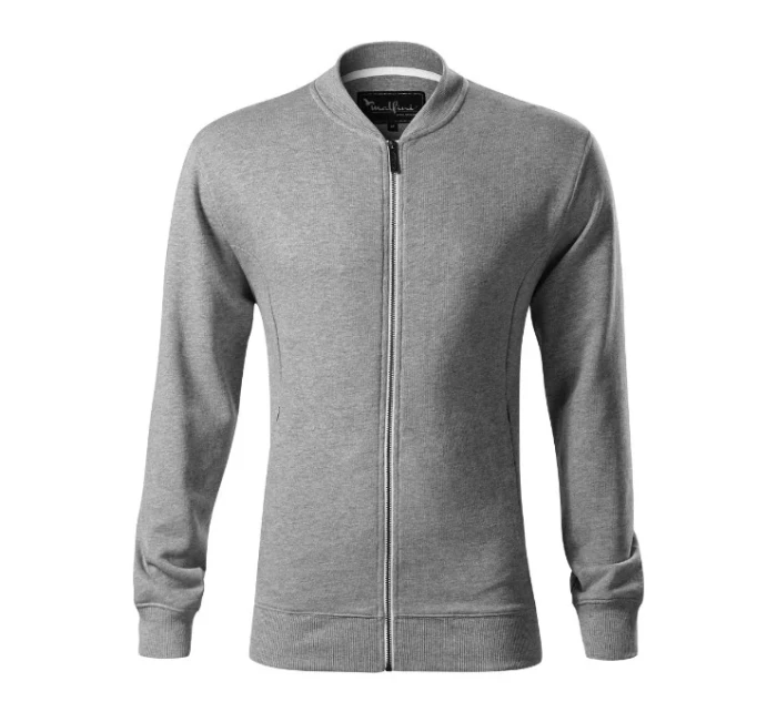 Pánska mikina Bomber tmavo šedá