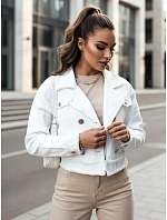 Dámská džínová bunda bílá Dstreet model 21972713 - FashionStreet