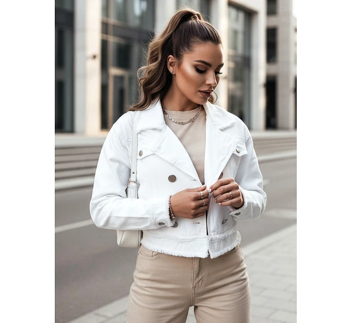 Dámská džínová bunda bílá Dstreet model 21972713 - FashionStreet