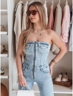 Dámský džínový overal s  modrý Dstreet model 21987997 - FashionStreet