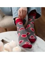 Dámské ponožky model 14559108 Srdce - Steven Dámské ponožky model 14559108 Srdce - Steven