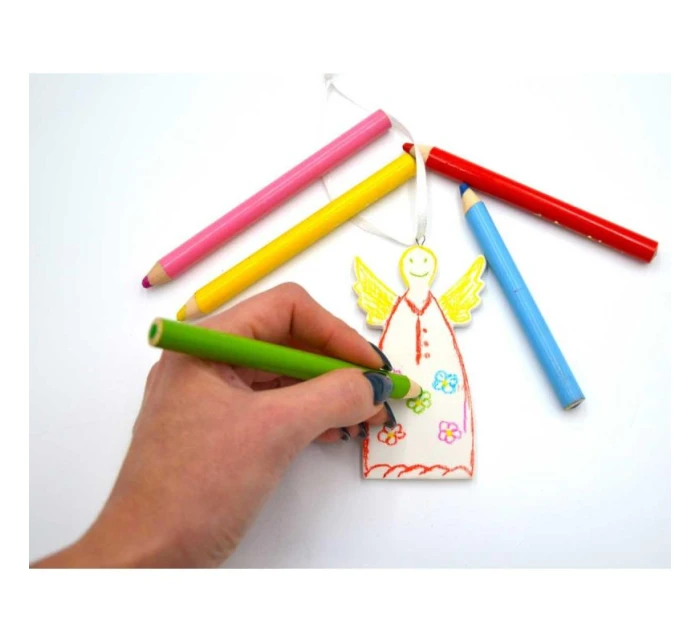 SADA DVOCH DIY anjelských príveskov 5x0,5x10,5 cm SADA DVOCH DIY anjelských príveskov 5x0,5x10,5 cm