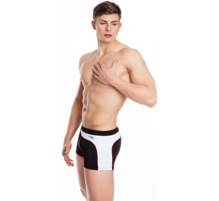 Aqua-Speed Grant M pánske plavecké šortky čierno-biele 15 410