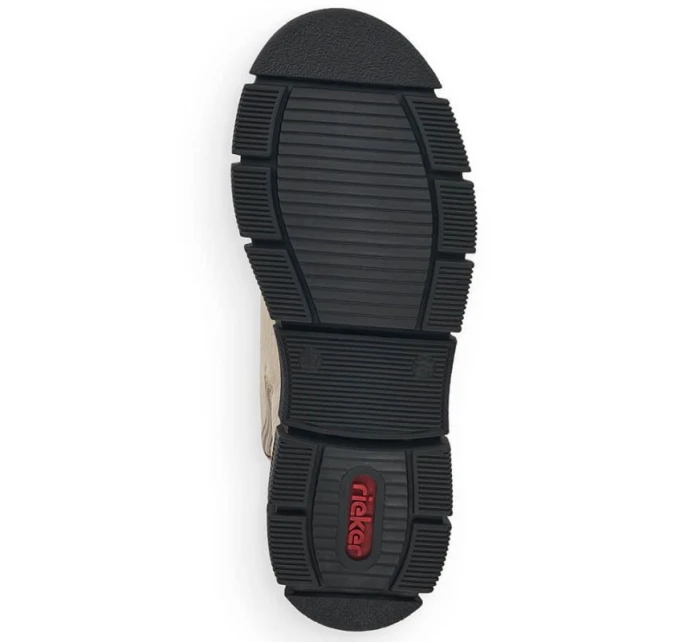 Rieker W X3428 béžové zateplené topánky