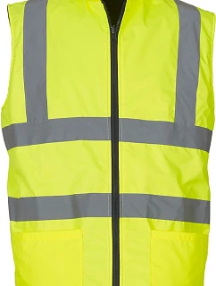 HV HiVis Oboustranná Fleecová Vesta 79. hi vis yellow model 22501560 - Yoko