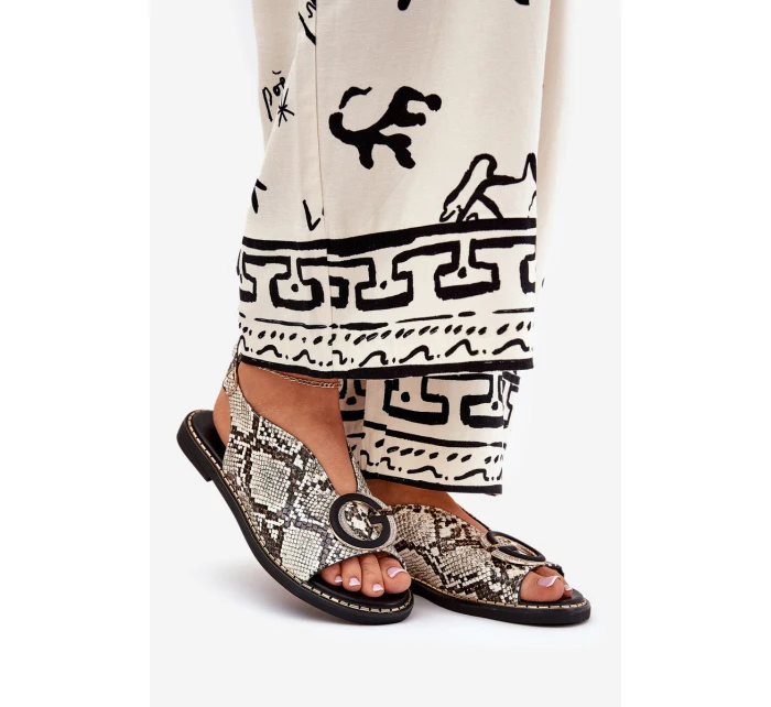 Ploché sandály s ozdobou vzor model 21685693 - Boto