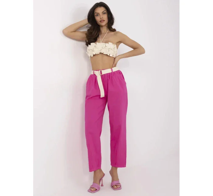 Kalhoty DHJ SP model 20969354 fuchsiová - FPrice