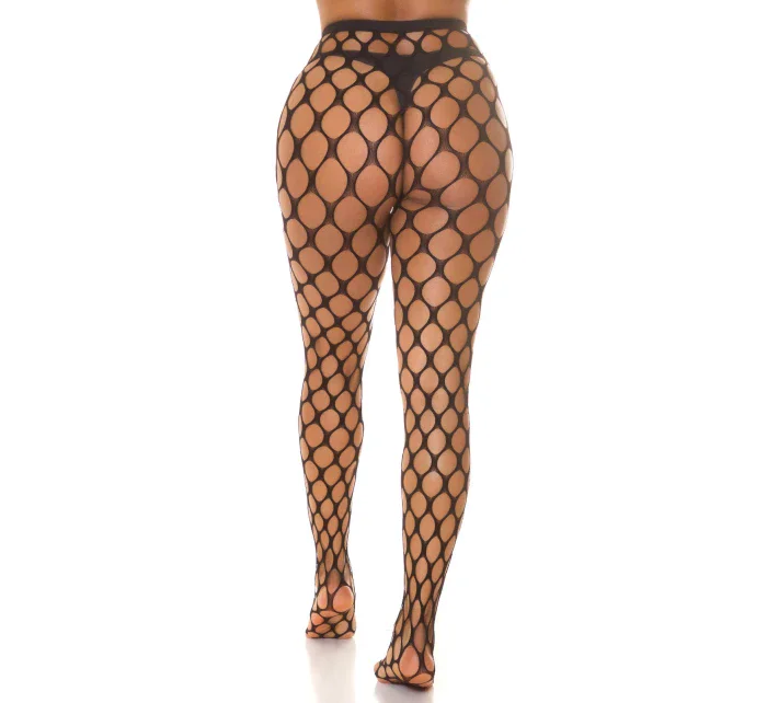 Sexy síťované punčocháče černé model 20904445 - In-style Fashion Sexy síťované punčocháče černé model 20904445 - In-style Fashion