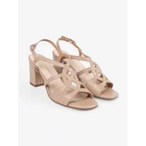 Klasické dámske sandále hnedej farby Obcas