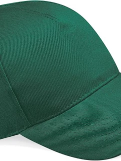 Beechfield B 15 5-panelová čiapka s kšiltom „Ultimate“ 53.0015 fľaškovozelená