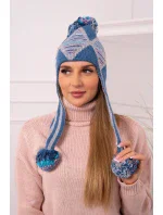 Dámska ušianka Eunika K322 denim