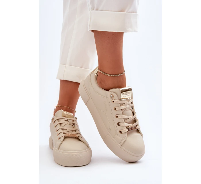 Dámské Tenisky Big Star model 21653877 Beige - Big Star Shoes