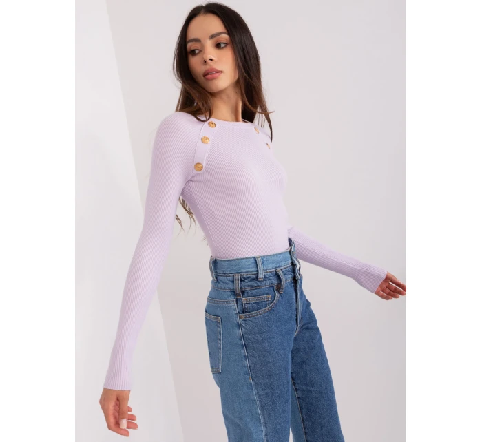 Sweter PM SW model 18909366 jasny fioletowy - FPrice