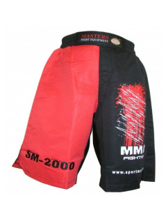 Pánske šortky MMA SM-2000 M 062000 čierno-červené - Masters