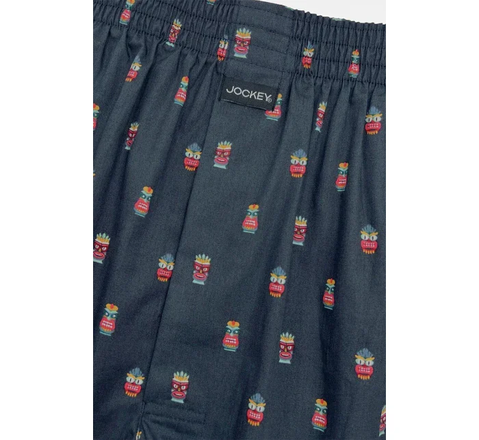 Pánské trenýrky tm. modré s potiskem model 19641899 - Jockey Pánské trenýrky tm. modré s potiskem model 19641899 - Jockey