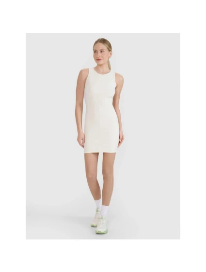 Dámske mini šaty z rebrovaného úpletu 4F 4FRSS25TDREF188-11S