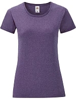 Fruit of the Loom Lady-Fit Iconic 150 T Dámske tričko 16.1432 heather purple Fruit of the Loom Lady-Fit Iconic 150 T Dámske tričko 16.1432 heather purple