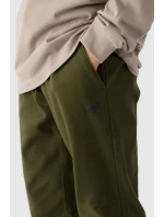 Chlapecké Kalhoty Jogger Casual Hladké Khaki model 21668677 - 4F