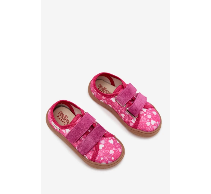 Pantofle Barefoot Dívčí  Fuchsie model 21705462 - Milami