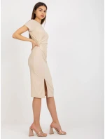 DHJ SK 17253 šaty.38X béžová