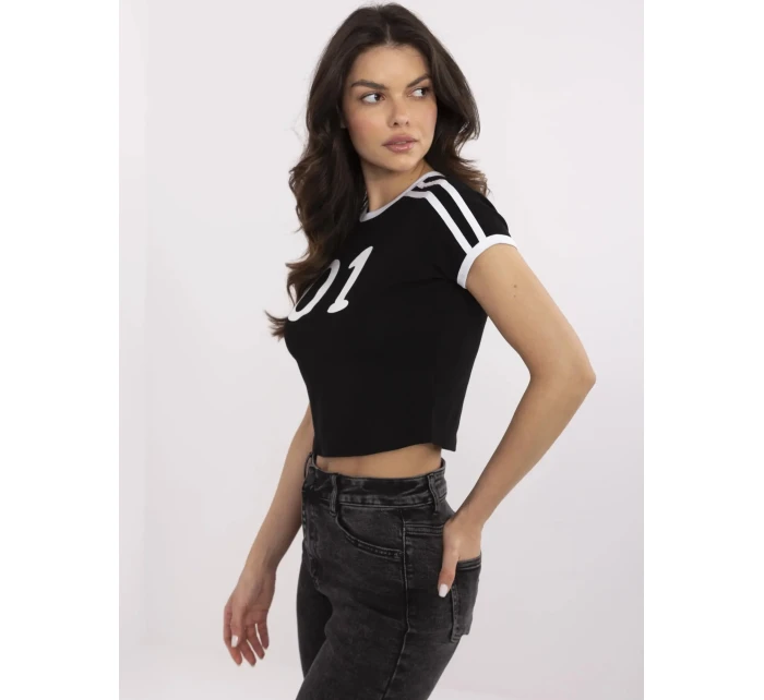 Tričko NM TS NG25218.83 čiernobiele