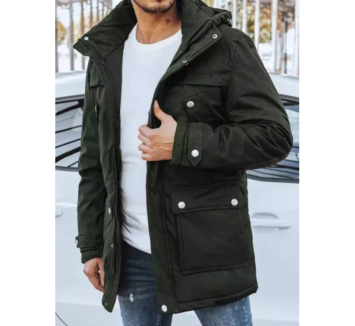 Pánská zimní bunda zelená Dstreet model 21966646 - FashionStreet