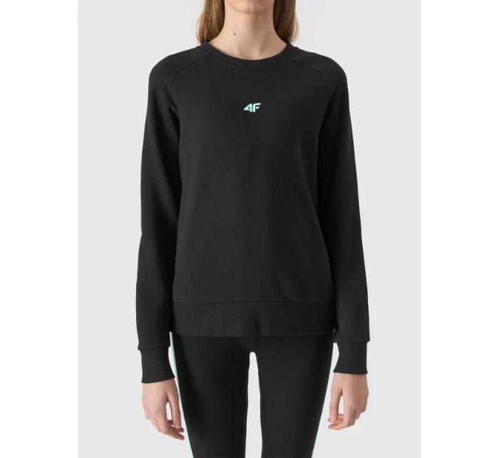 Dívčí mikina 4F Junior z organické bavlny bez kapuce