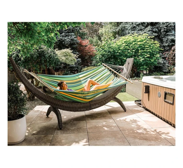 HAMAK OGRODOWY 2  Z DRĄŻKIEM model 21830586