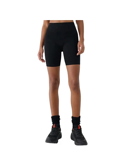 Dámske šortky 4F FNK F087, tmavočierne, 4FWSS26TFSTF087 20S, dámske Dámske šortky 4F FNK F087, tmavočierne, 4FWSS26TFSTF087 20S, dámske