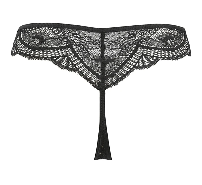 Dámske sexy tangá V-10088 Black - Axami