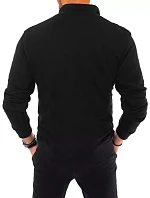 Pánská mikina na zip černá FashionStreet BX5029 Pánská mikina na zip černá FashionStreet BX5029